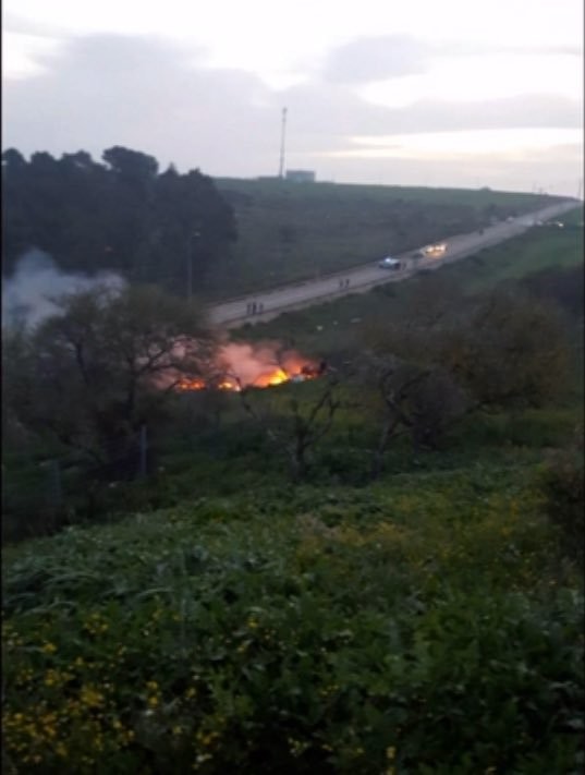 وێنه‌ی ساتی كه‌وتنه‌ خواره‌وه‌ی فڕۆكه‌ ئیسرائیلییه‌كه‌ بڵاوده‌بێته‌وه‌